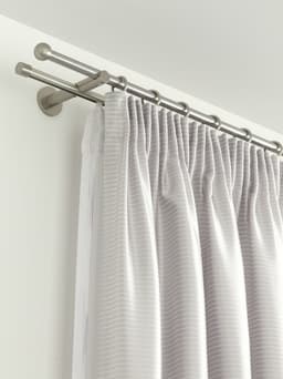 GARDINIA Gardinenstange Memphis | Silber