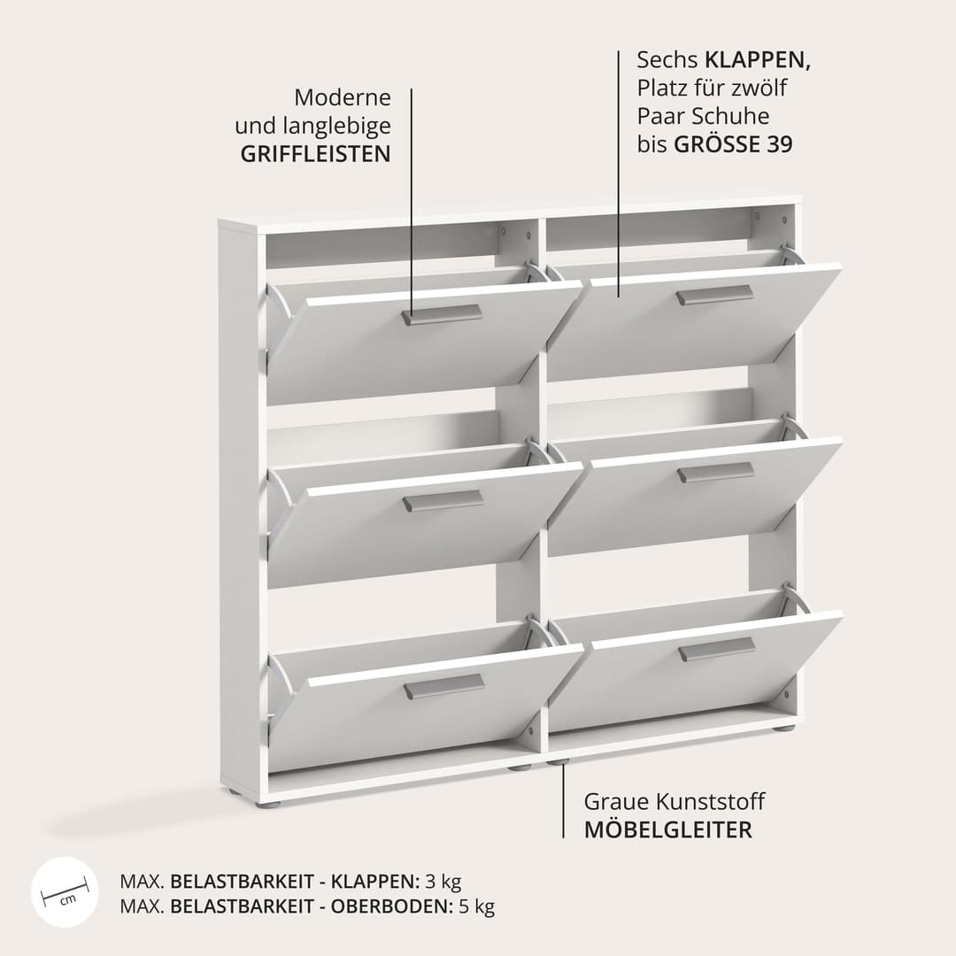 HBZ Sam Schuhkipper | Weiß