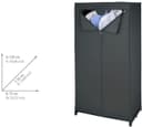 WENKO Stoffschrank Deep Black | Schwarz 2