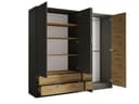 Home affaire Kleiderschrank Loreto | Grau 4