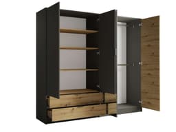 Home affaire Kleiderschrank Loreto | Grau