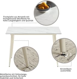 OTTO home Essgruppe Kryce | Weiß