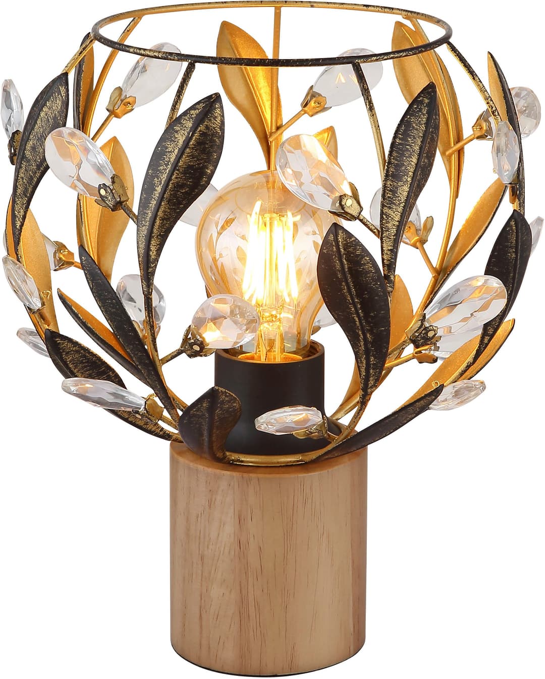 GLOBO LIGHTING Tischleuchte MIKA | Braun