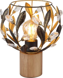 GLOBO LIGHTING Tischleuchte MIKA | Braun