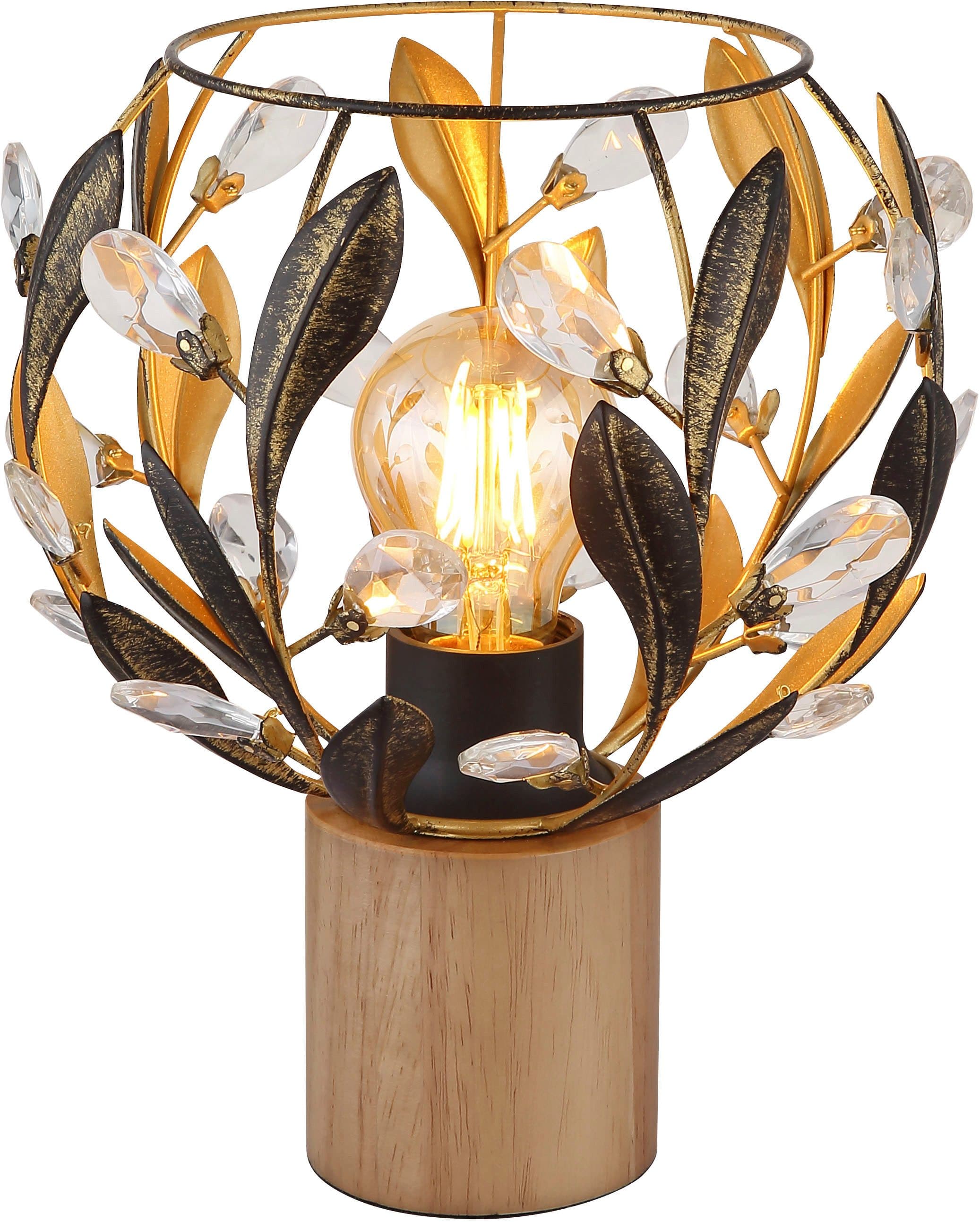 GLOBO LIGHTING Tischleuchte MIKA | Braun