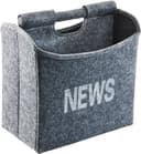 locker Zeitungsständer NEWS, faltbar | Grau