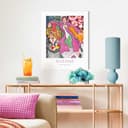 Reinders! Poster Matisse - Frau im lila Mantel | Mehrfarbig 2