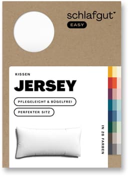 Schlafgut Kissenbezug EASY JERSEY | Weiß
