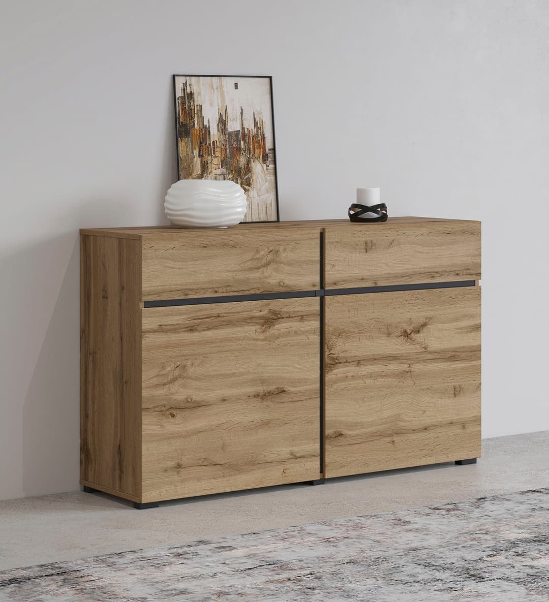 OTTO home Sideboard Cross | Holztöne