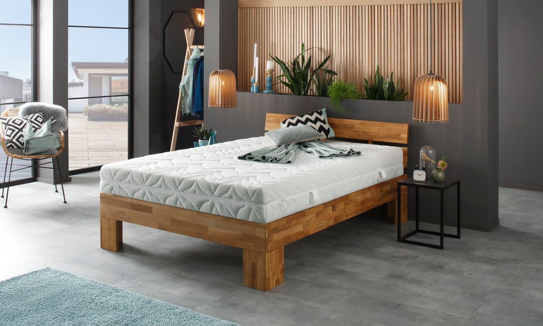 Taschenfederkernmatratze Vario Lux Greenfirst | Weiß