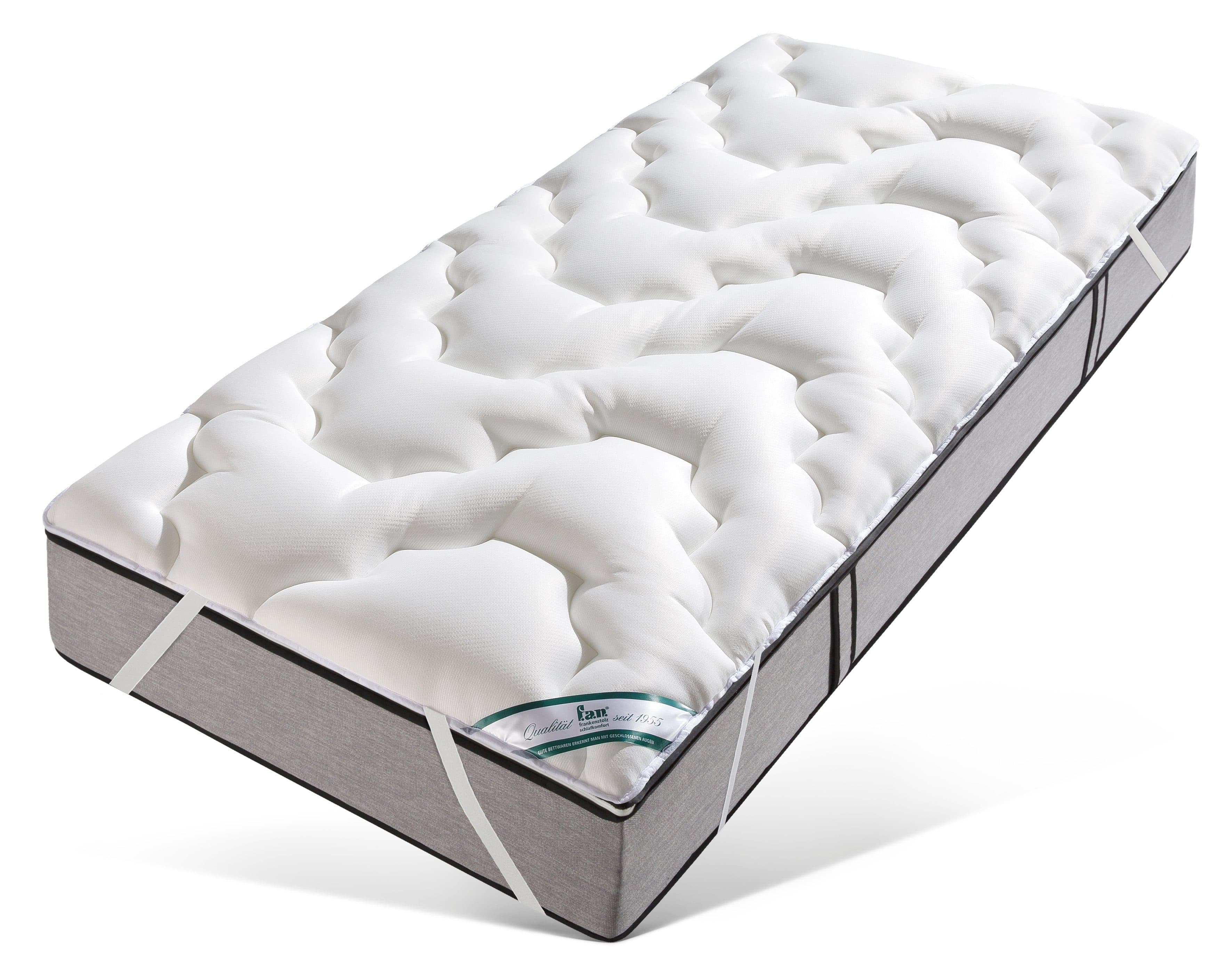 fan Boxspring Matratzenauflage | Weiß