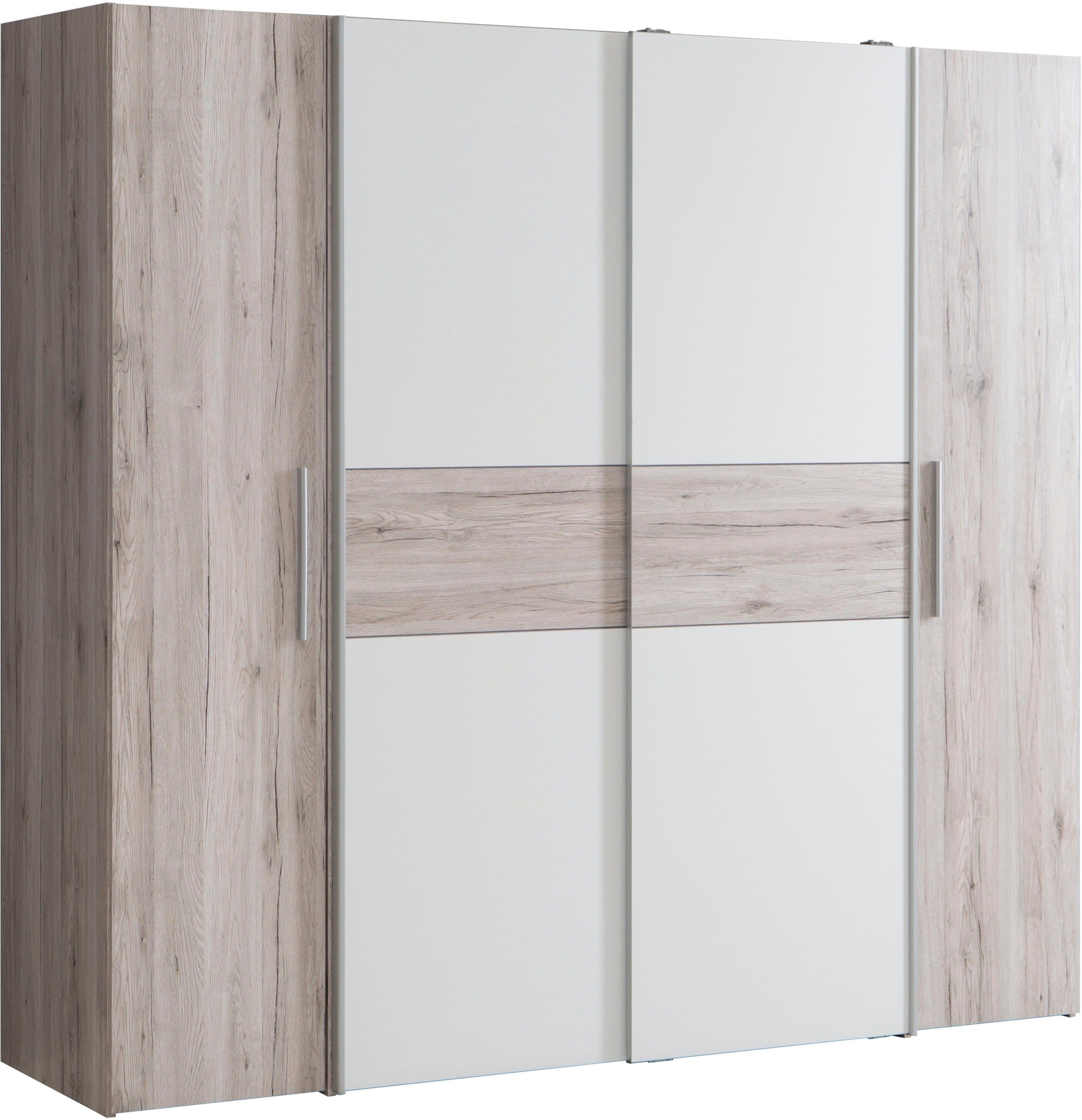 FORTE Kleiderschrank Kalixtus | Holztöne