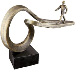 Casablanca by Gilde Dekofigur Skulptur "Path" | Bronze