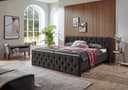 ATLANTIC home collection Polsterbett TAMINA | Grau