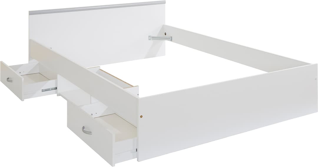 Parisot Funktionsbett Stauraumbett | Weiß