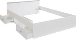 Parisot Funktionsbett Stauraumbett | Weiß