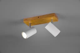 TRIO Leuchten Deckenstrahler Marley | Holztöne