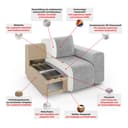 OTTO home Ecksofa AZITA L-Form | Beige 4