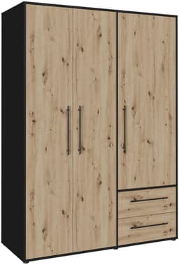 FORTE Mokkaris Kleiderschrank | Holztöne