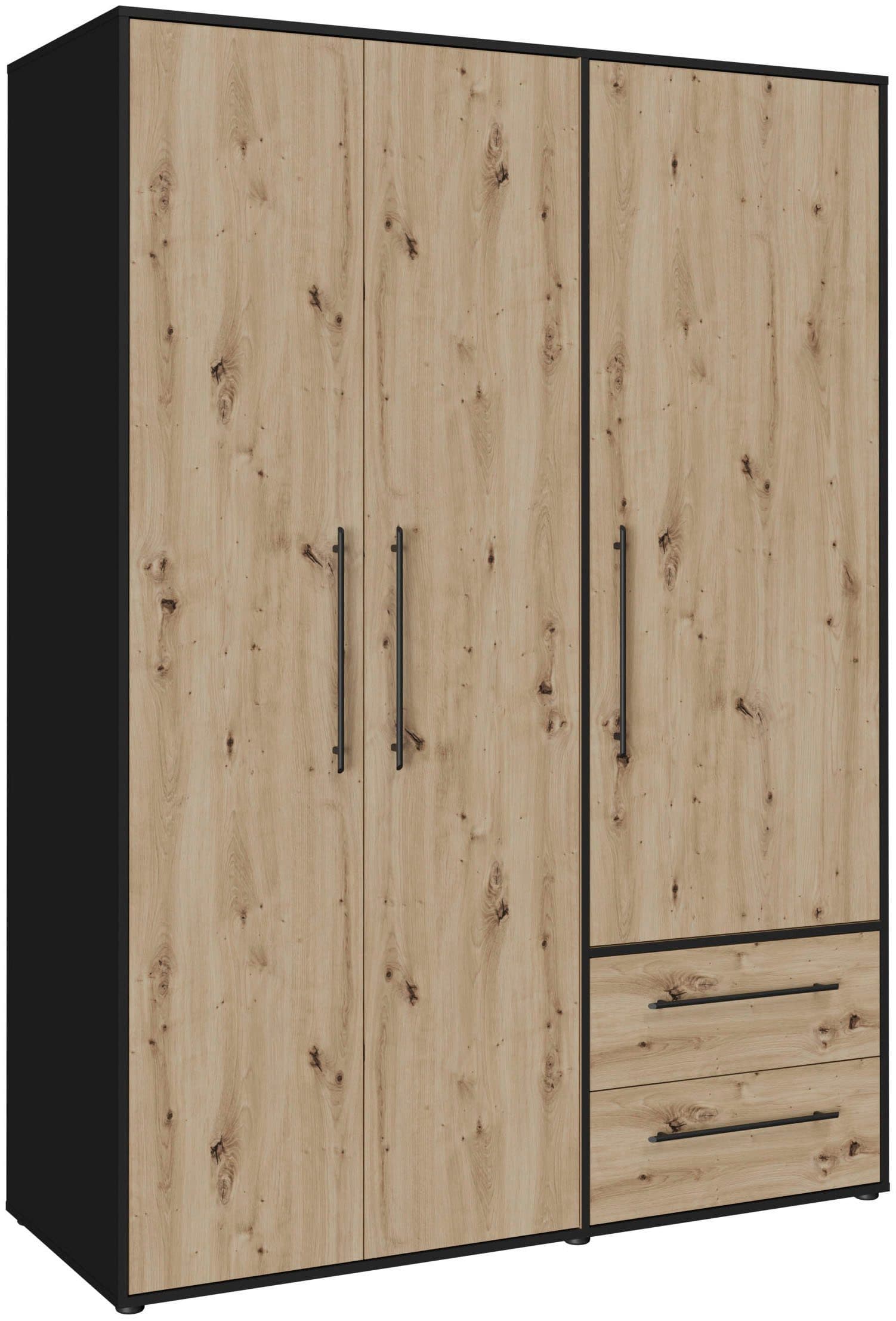 FORTE Mokkaris Kleiderschrank | Holztöne