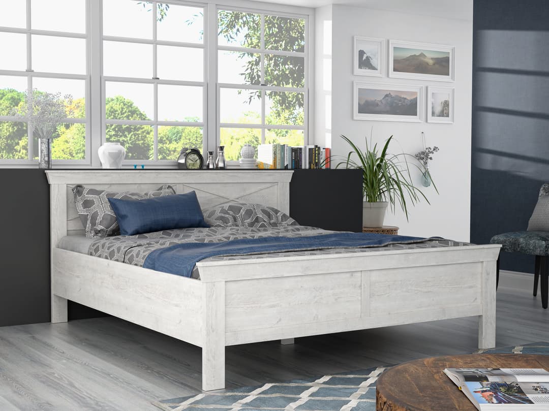 FORTE Bett KASHMIR | Weiß