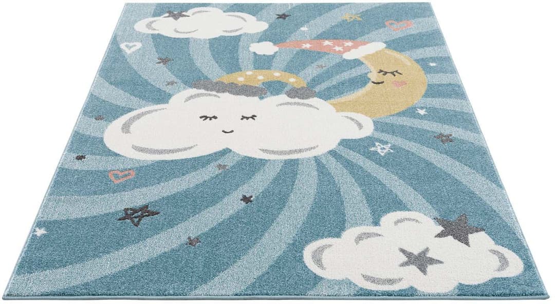 Carpet City Kinderteppich Anime9380 | Blau
