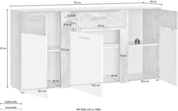 Procontour Kommode Trenti | Holztöne