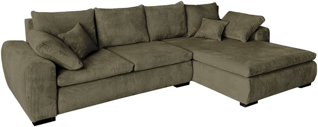 Home affaire Ecksofa Cara Mia L-Form | Grün