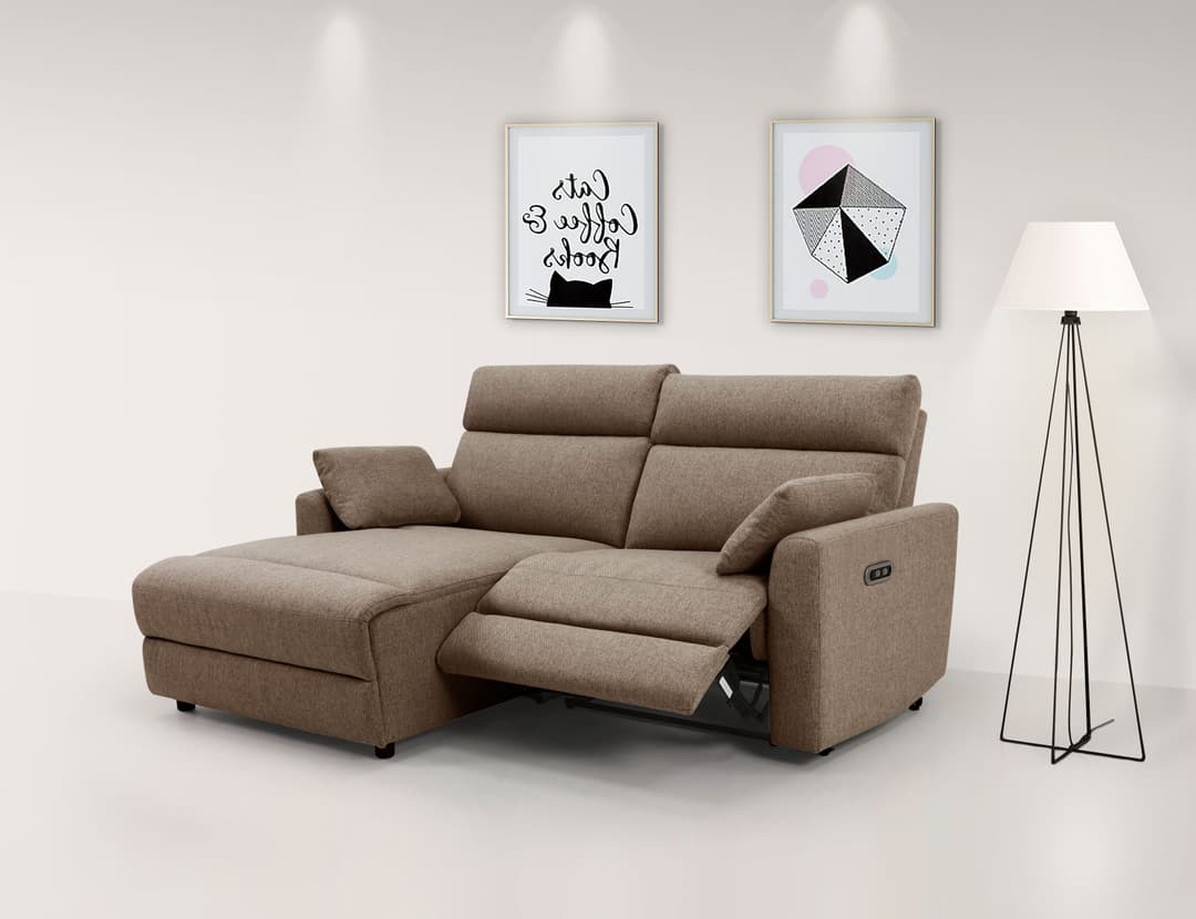 INOSIGN Ecksofa JENNA L-Form | Beige