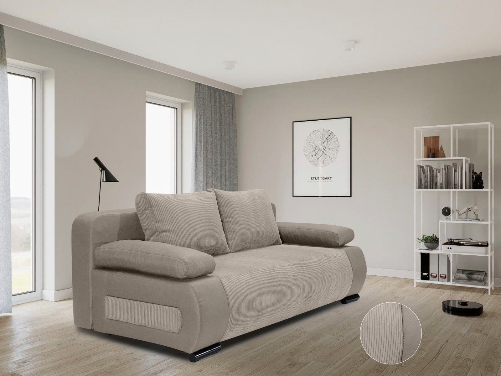 COLLECTION AB Schlafsofa | Beige