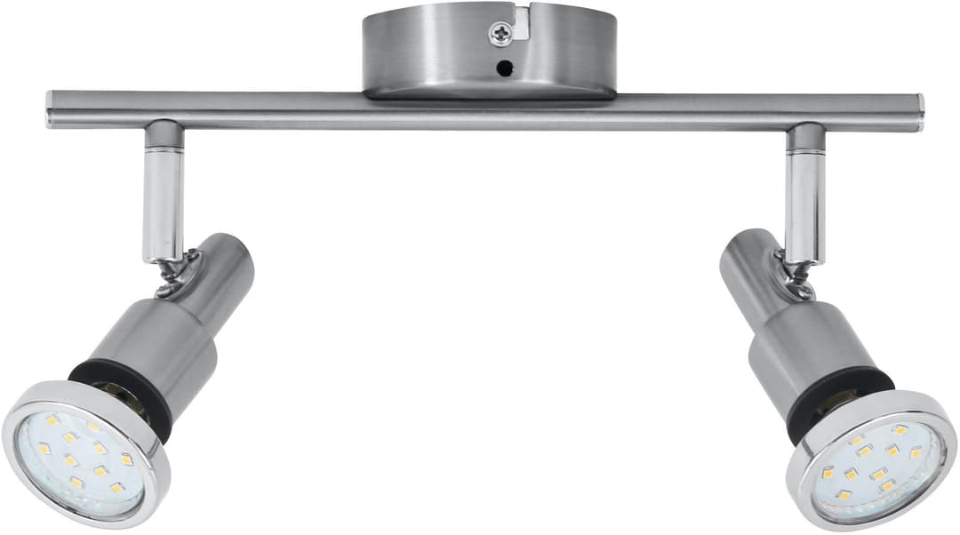 B.K.Licht LED Deckenleuchte Aurel | Silber