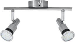 B.K.Licht LED Deckenleuchte Aurel | Silber
