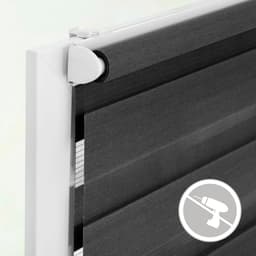 Doppelrollo Duo Rollo Klemmfix | Grau