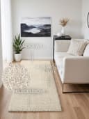 ELLE DECORATION Wollteppich Majoli | Beige 3