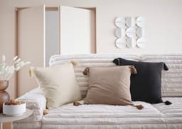 LeGer Home by Lena Gercke Dekokissen Jada | Schwarz