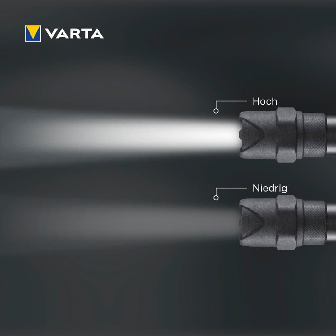 VARTA Indestructible F30 Pro Taschenlampe | Schwarz
