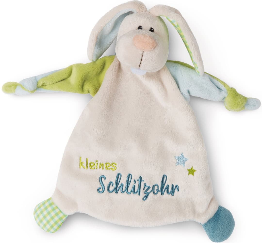 Nici Schmusetuch Kleines Schlitzohr | Mehrfarbig