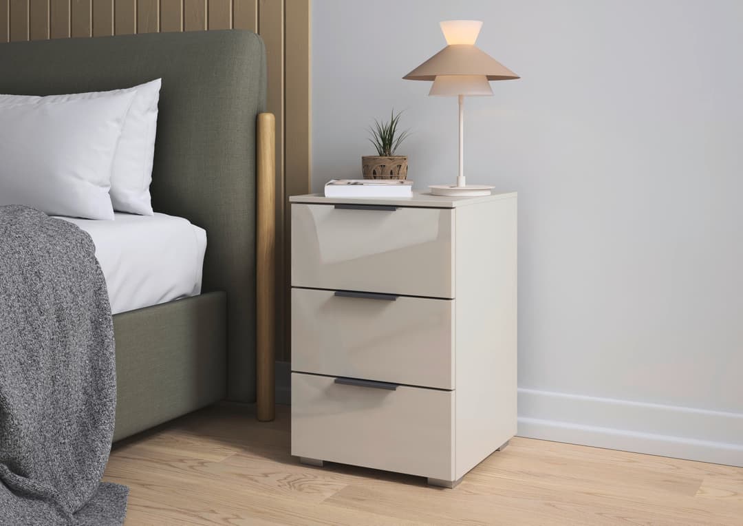 OTTO home AGORDO Nachtkommode | Beige