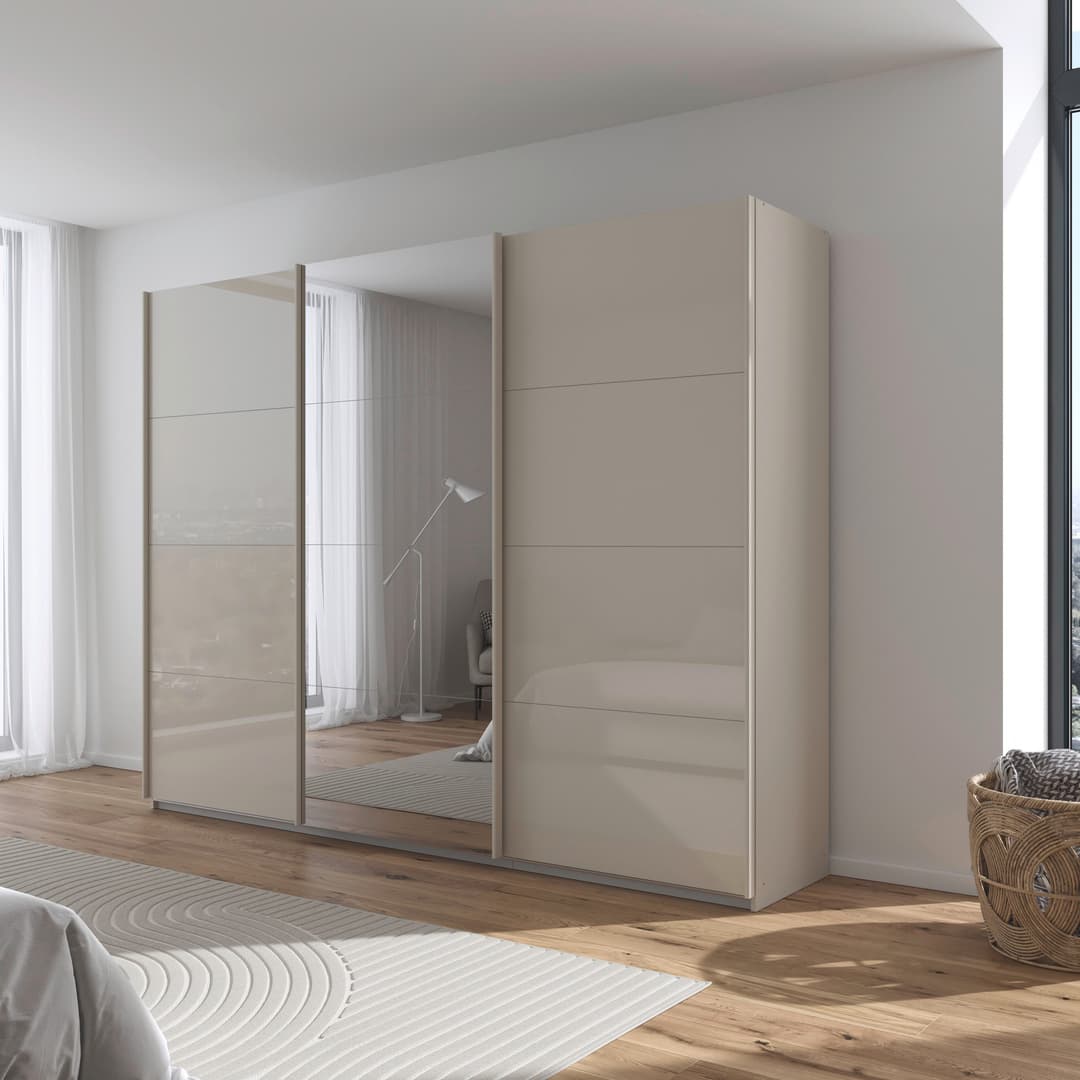 OTTO home Schwebetürenschrank AGORDO | Beige