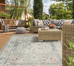the carpet Teppich Palma | Grau