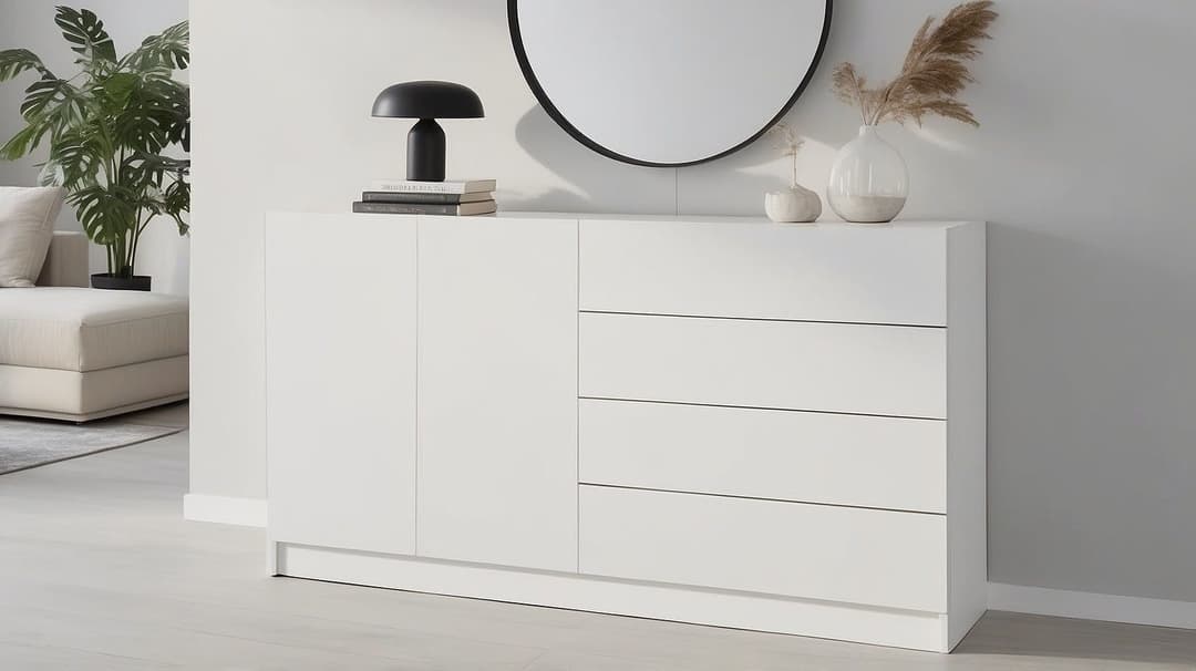 borchardt Möbel Sideboard Vaasa | Weiß