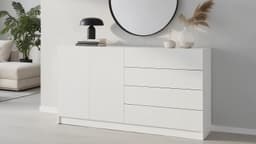 borchardt Möbel Sideboard Vaasa | Weiß