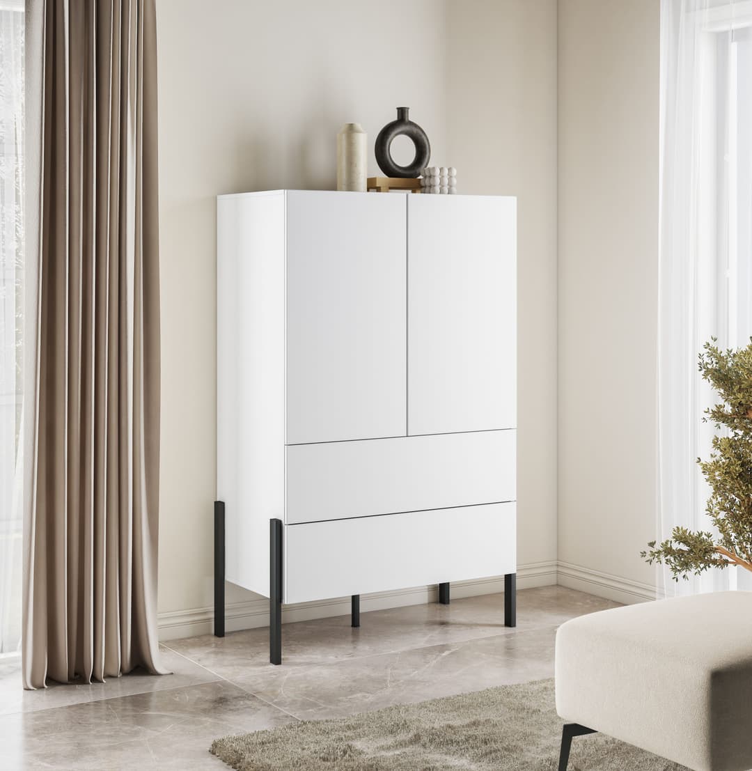 OTTO home Wäscheschrank Jukon | Weiß