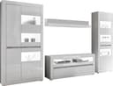 Home affaire Wohnwand Carat | Weiß
