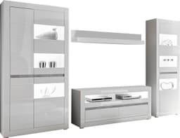 Home affaire Wohnwand Carat | Weiß