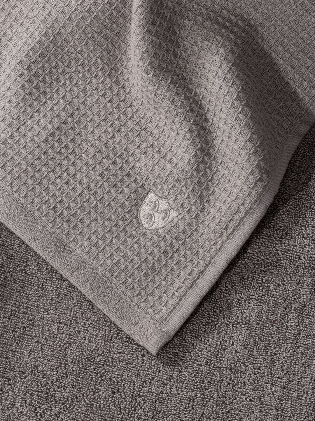 ROSS Saunatuch Waffelpique | Braun