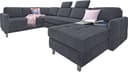 sit&more Wohnlandschaft Pablo U-Form | Grau 2