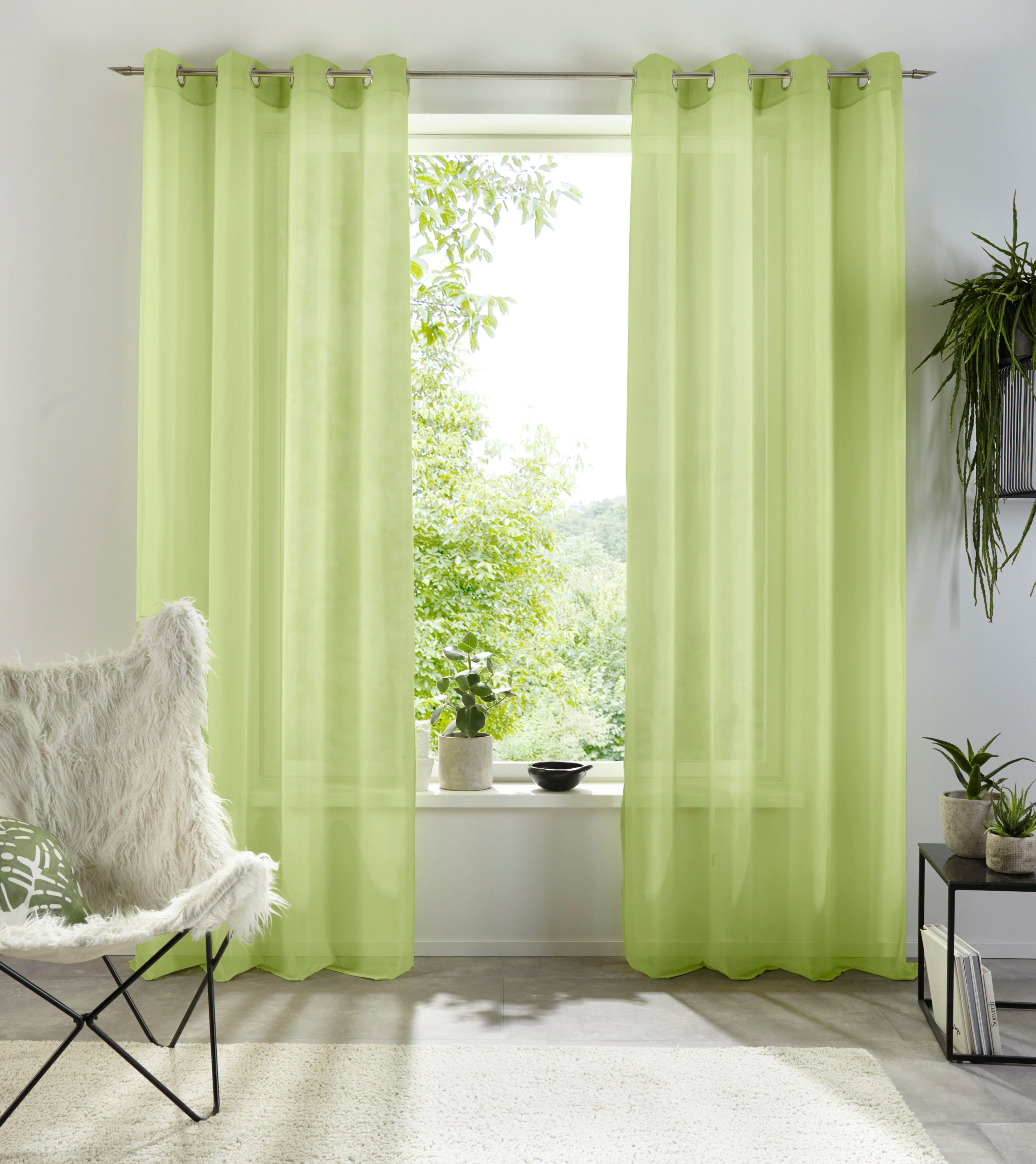 OTTO home Gardine XANA | Grün