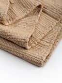 carpetfine Teppich Kelim Chindi uni | Beige 4