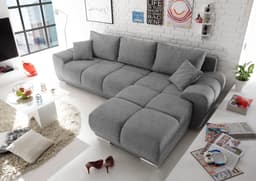 ED EXCITING DESIGN Ecksofa Anton | Grau